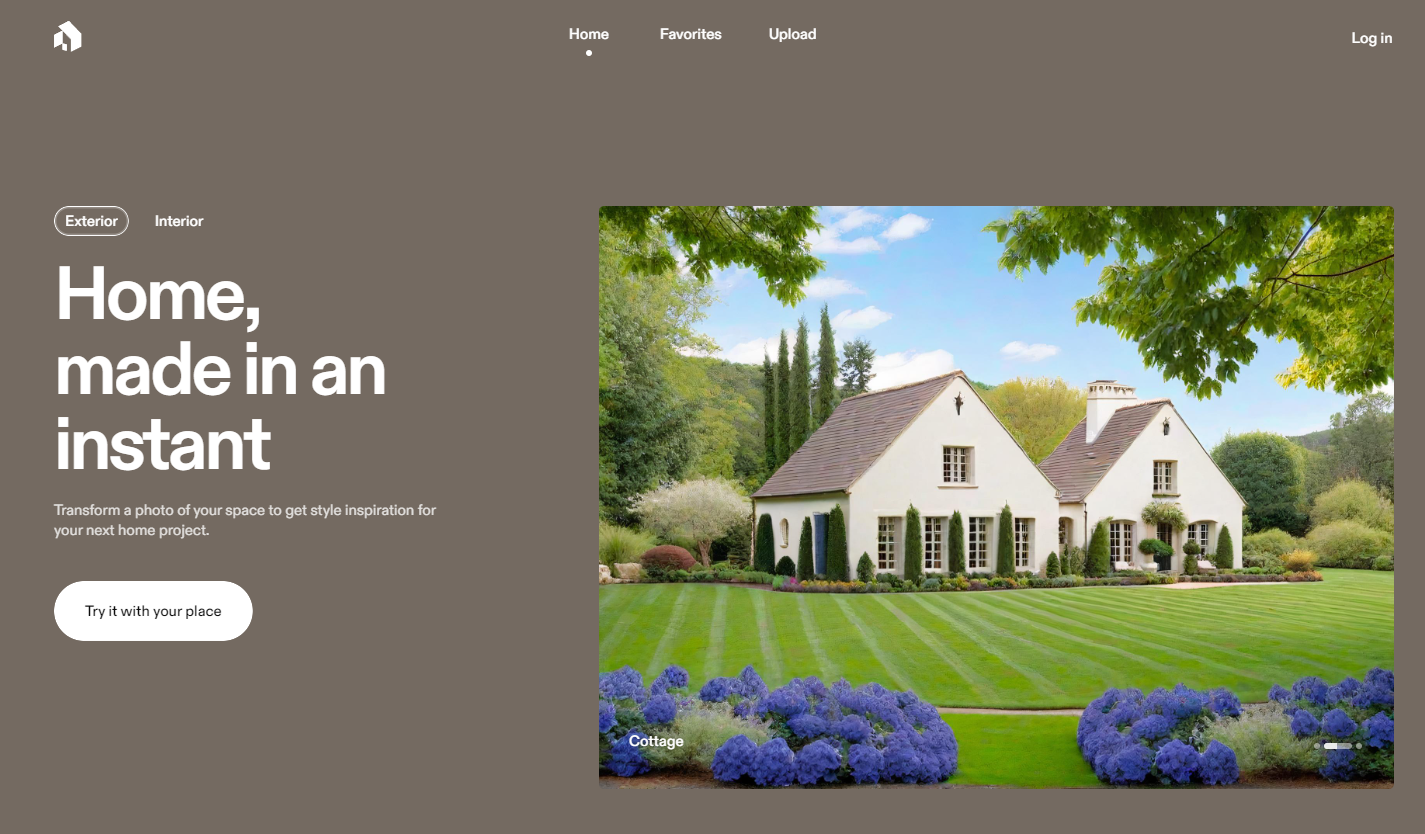 A preview of the Hover designer tool